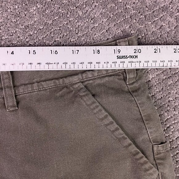 Patagonia Stand Up Shorts Organic Cotton 5" Men's 40 Green Denim Canvas - Picture 9 of 13